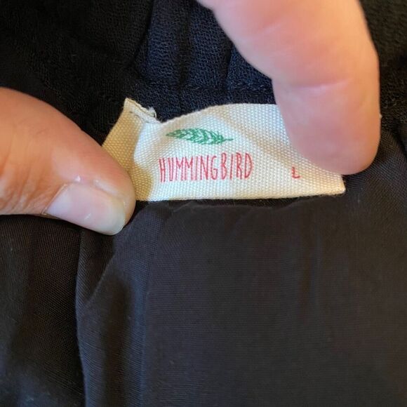 Hummingbird Wide Leg Split Thigh Palazzo Pants - Picture 4 of 11